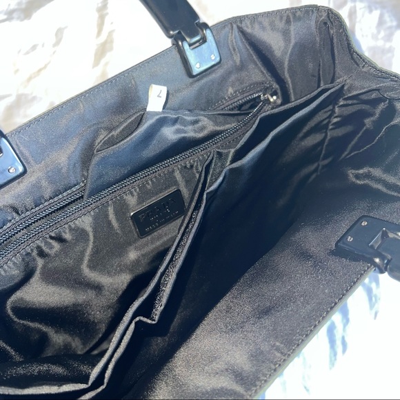 Charcoal Grey Prada Shopper Bag - Picture 5 of 6